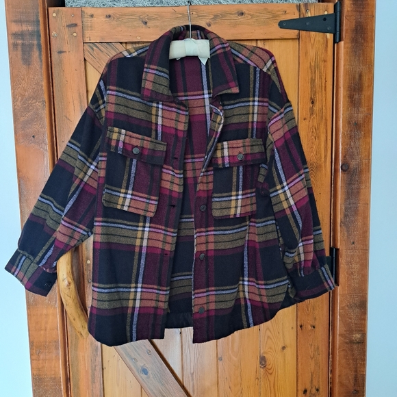 Plaid Shacket by Dex - Picture 3 of 12